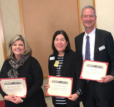 Lisa Banks-Toma, Nancy Tresser Osgood, and Jim Elsasser, Claremont Unified School District